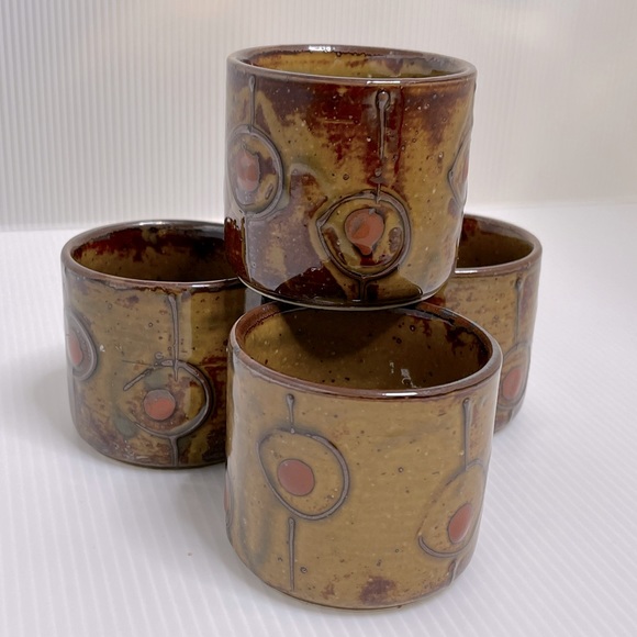Other - Set of 4 Vintage Ceramic Cups